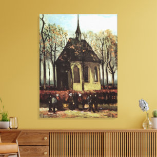 Kirchgemeinde in Nuenen von Vincent van Gogh Leinwanddruck