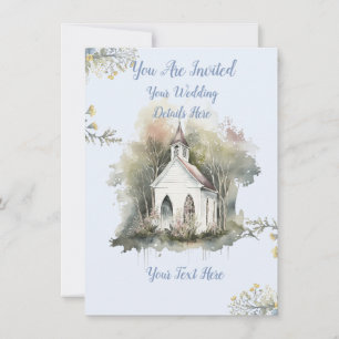 Kirchliche Hochzeitseinladung Einladung