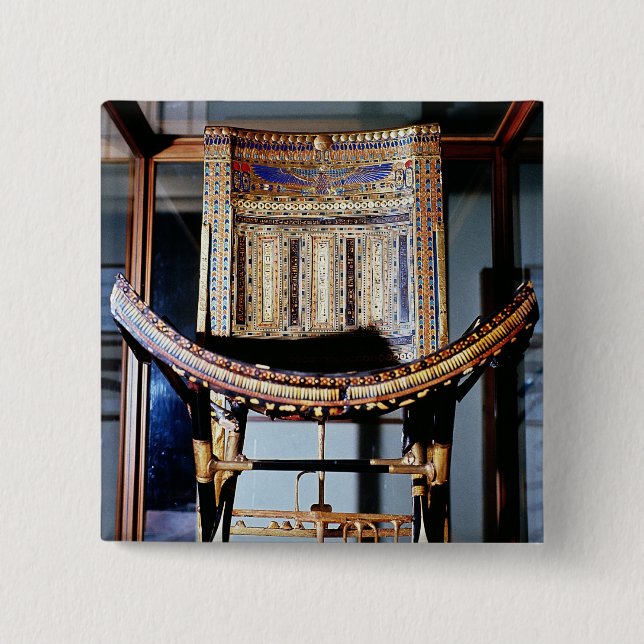 Kirchlicher Stuhl, vom Grab von Button (Vorderseite)