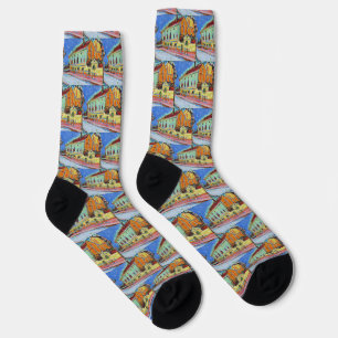 Kirchner Bellevue Tanzsaal Expressionistische Kuns Socken
