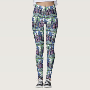 Kirchner Blick auf den Dresdner Schlossplatz Feine Leggings