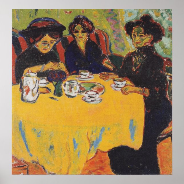Kirchner - Kaffeemaschine Poster (Vorne)
