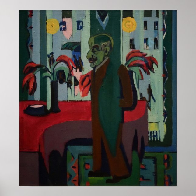 Kirchner - Max Liebermann Poster (Vorne)