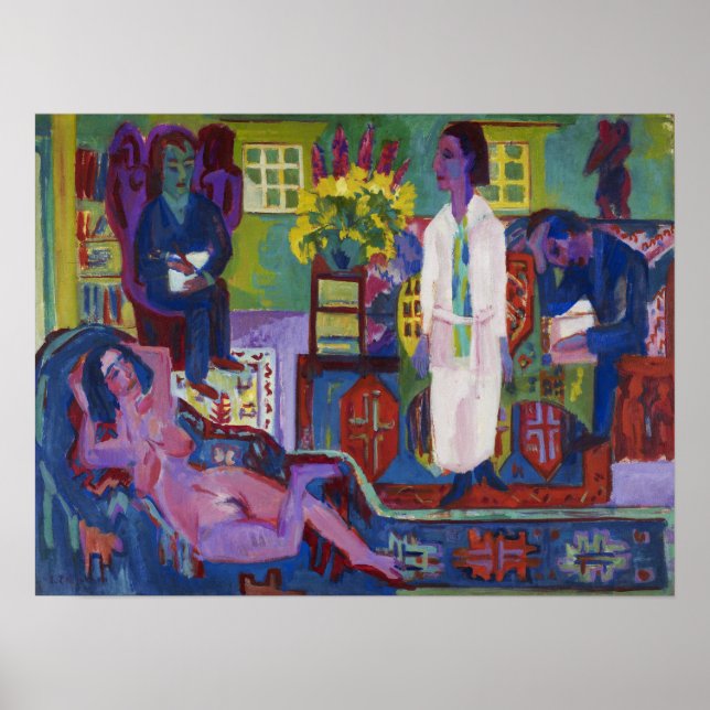 Kirchner - Moderne Böhmen Poster (Vorne)