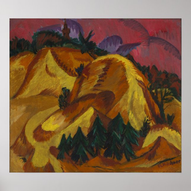 Kirchner - Sand Mountains Poster (Vorne)