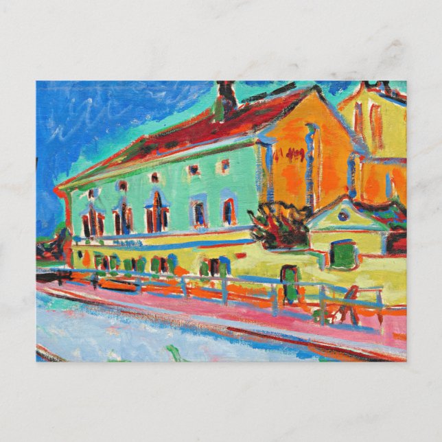 Kirchner, Tanzsaal Bellevue, obverse Postkarte (Vorderseite)