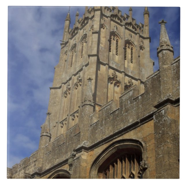 Kirchturm St. James, Chipping Camden Fliese (Vorderseite)