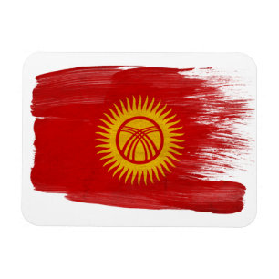 Kirgisistan-Flagge Magnet