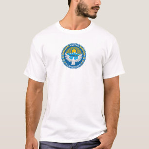 Kirgisistan Landeswappen Symbol Emblem Flagge T-Shirt