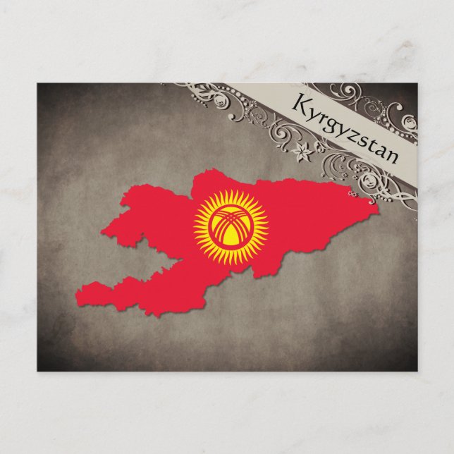 Kirgisistan Postkarte (Vorderseite)