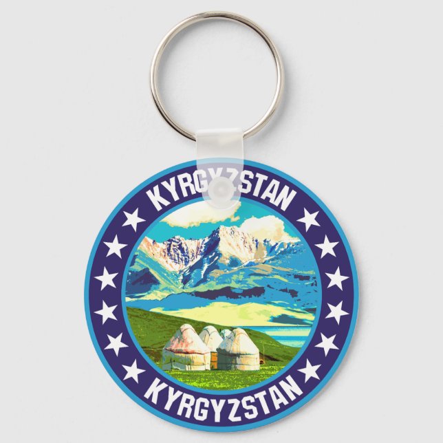 Kirgisistan Schlüsselanhänger (Vorderseite)