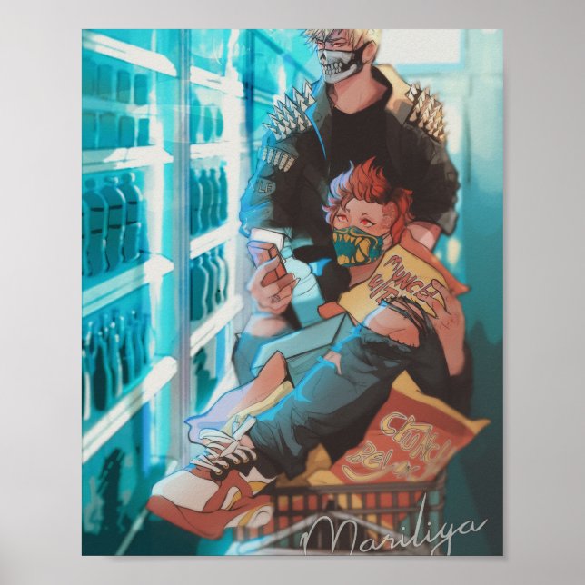 Kiribaku Punks Poster (Vorne)