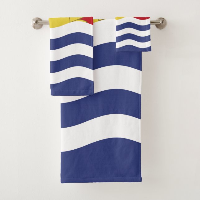 Kiribati-Flagge Badhandtuch Set (Insitu)