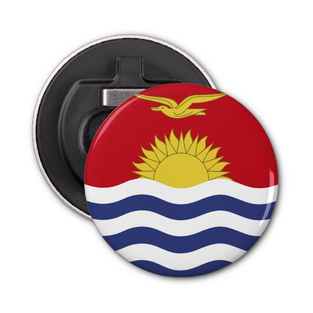 Kiribati-Flagge Flaschenöffner (Vorderseite)