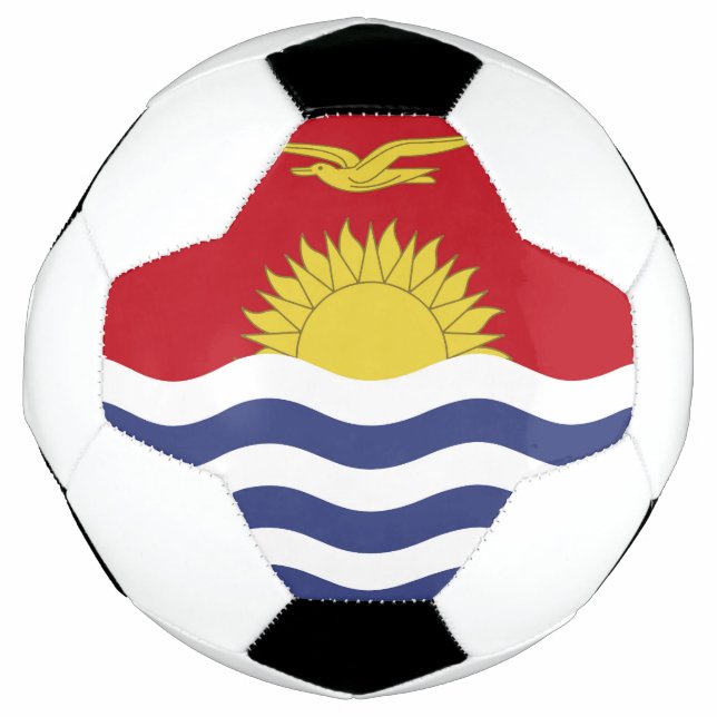 Kiribati-Flagge Fußball (Vorderseite)