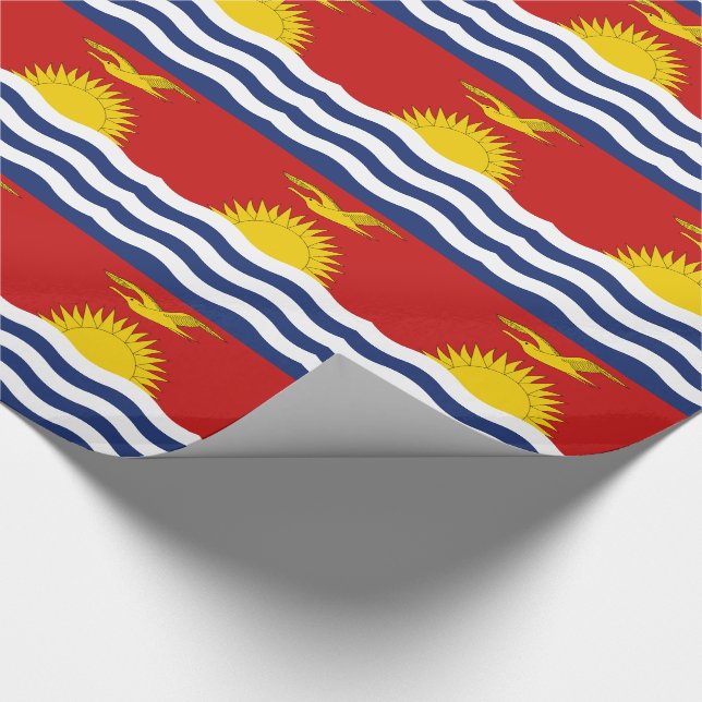 Kiribati-Flagge Geschenkpapier (Ecke)