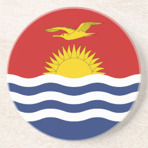 Kiribati-Flagge Getränkeuntersetzer