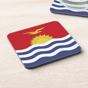 Kiribati-Flagge Getränkeuntersetzer