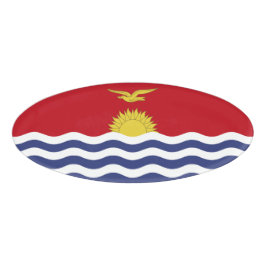 Kiribati-Flagge Namenschild