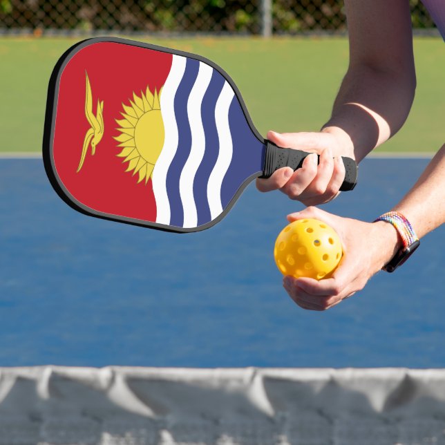Kiribati-Flagge Pickleball Schläger (InSitu)