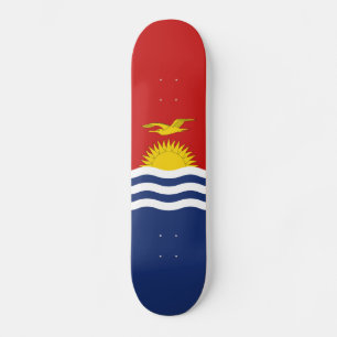 Kiribati-Flagge Skateboard