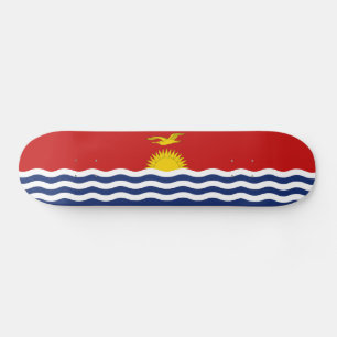 Kiribati-Flagge Skateboard