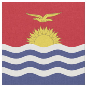 Kiribati-Flagge Stoff