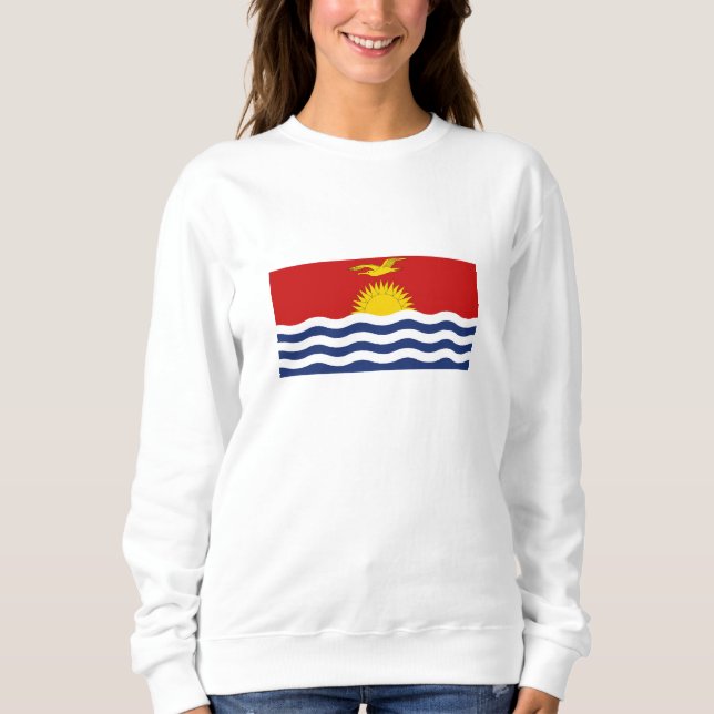 Kiribati-Flagge Sweatshirt (Vorderseite)
