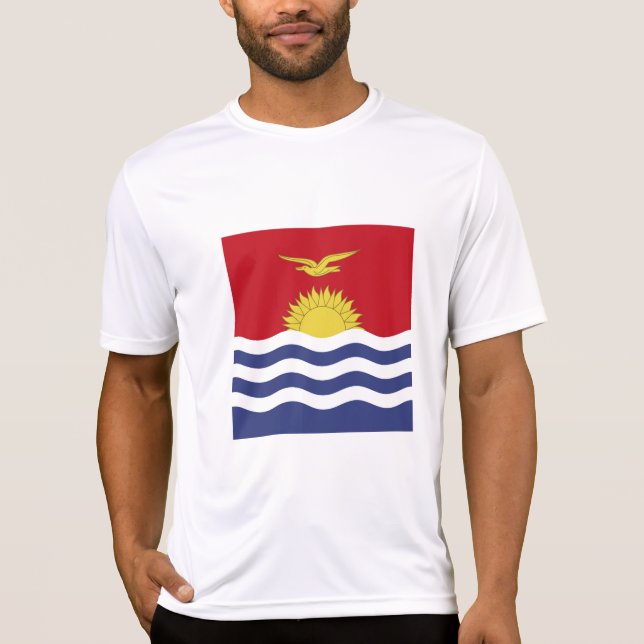 Kiribati-Flagge T-Shirt (Vorderseite)