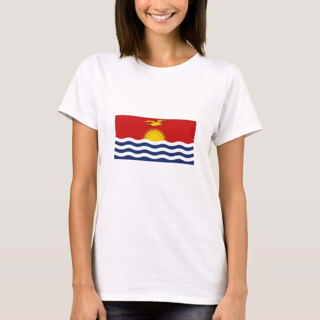 Kiribati-Flagge T-Shirt (Vorderseite)