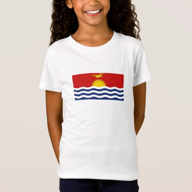 Kiribati-Flagge T-Shirt (Vorderseite)