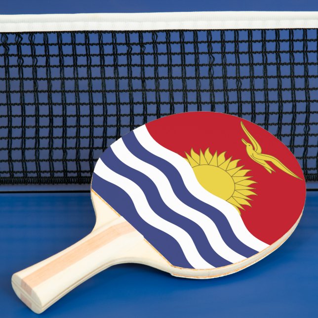 Kiribati-Flagge Tischtennis Schläger (InSitu)