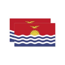 Kiribati-Flagge Visitenkarte