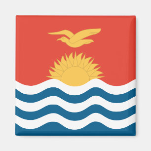 Kiribati Hochwertige Flagge Magnet
