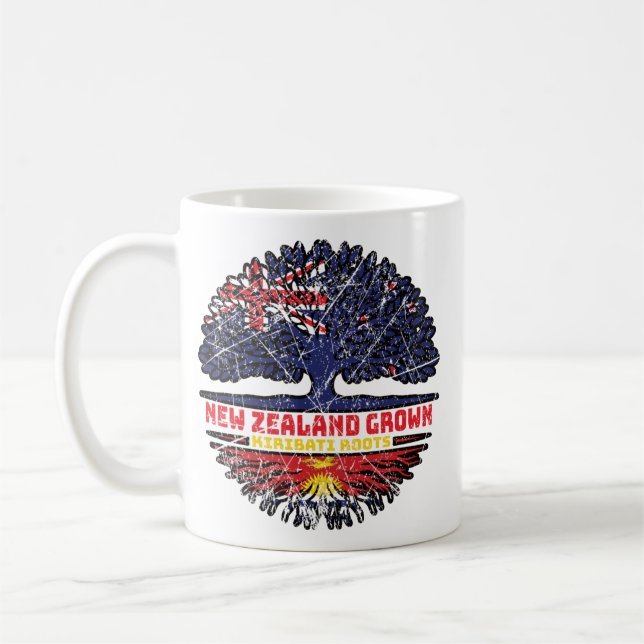 Kiribati I-Kiribati Neuseeländischer Tree Kaffeetasse (Links)