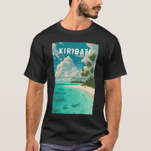 Kiribati-Illustration Reise Kunst Vintage T-Shirt