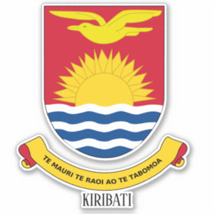 Kiribati Nationalwappen Patriotisch Aufkleber