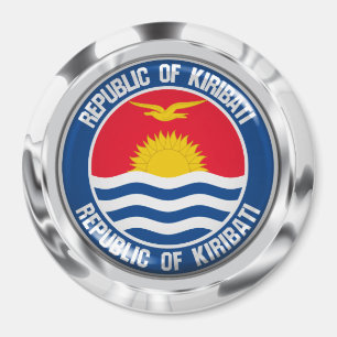 Kiribati Round Emblem Magnet