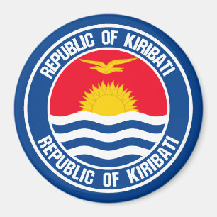 Kiribati Round Emblem Magnet