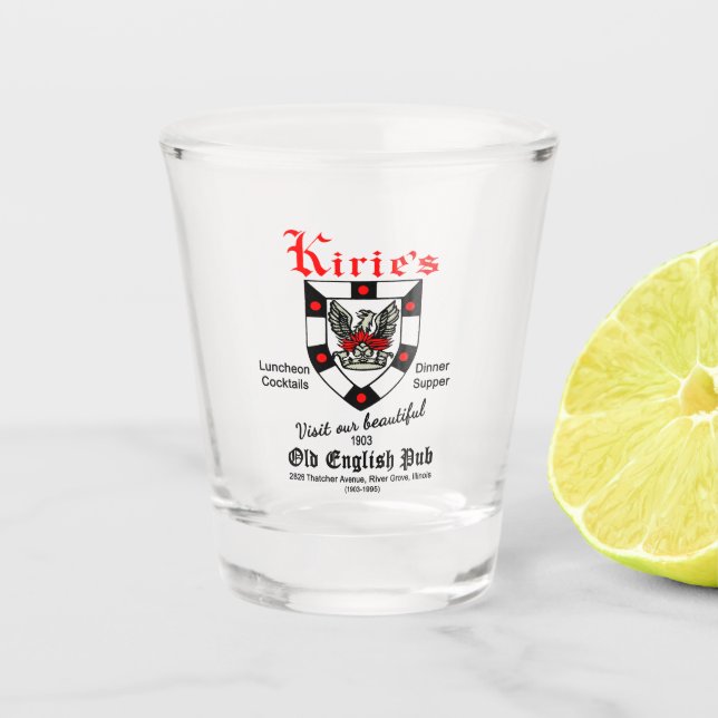 Kirie's Restaurant, River Grove, IL Schnapsglas (Vorderseite)