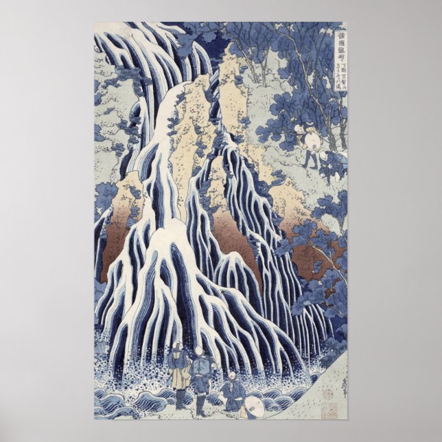 Kirifuri Fall auf Kurokami Berg Poster (Vorne)