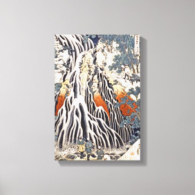 Kirifuri Wasserfall auf dem Kurokami-Berg in Shimo Leinwanddruck (Vorderseite)