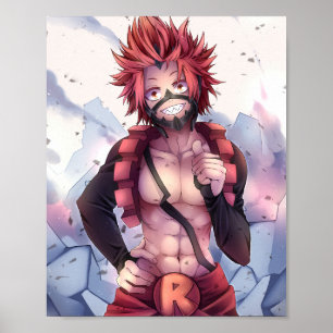 Kirishima Eijiro - BNHA Poster