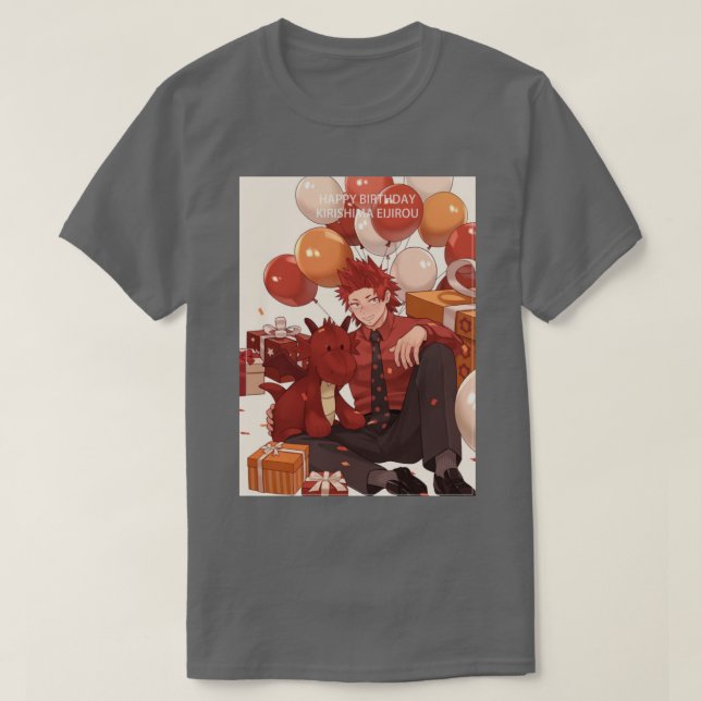 Kirishima Eijirou 13 T-Shirt (Design vorne)