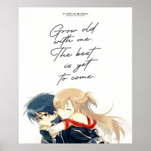 Kirito Asuna - Schwertkunst online Poster