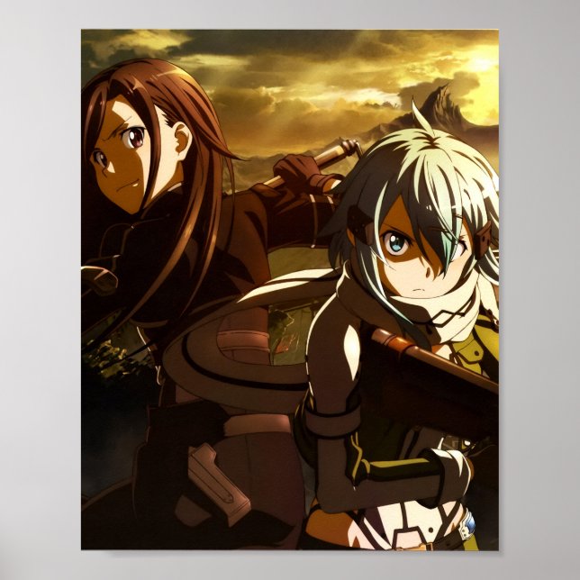 Kirito und Sinon Poster (Vorne)