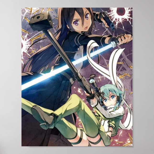 Kirito vs Sinon Poster (Vorne)