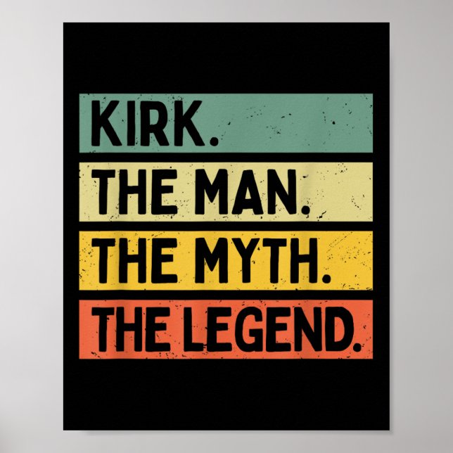 Kirk Der Mensch Der Mythos der Legende Poster (Vorne)