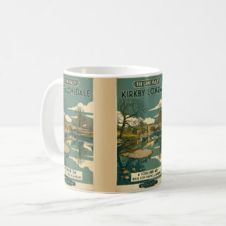 Kirkby Lonsdale Lune Valley Vintage Reiseposter Kaffeetasse