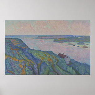 Kirkesund, 1911 (Öl auf Leinwand) Poster